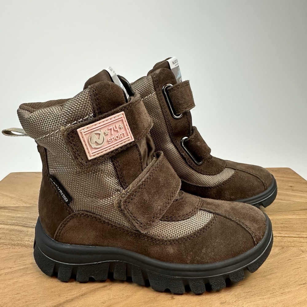 New Little Kids Naturino THORENS 2 Waterproof Suede Boot Size EU 28 US 11 C